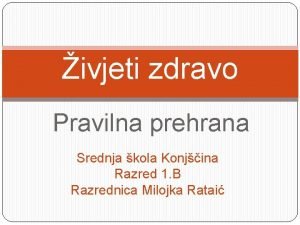 Piramida zdrave prehrane za djecu