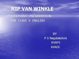 Washington irving ppt