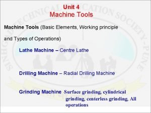 Working principle of lathe machine