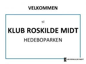 Klub roskilde syd