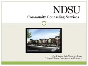 Ndsu counseling center