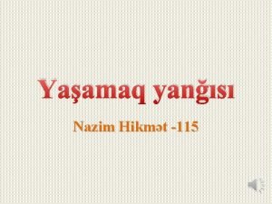 Nazim hikmət şeirləri