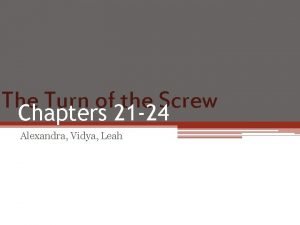 The turn of the screw summary chapter 1