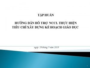 TP HUN HNG DN H TR NCCL THC