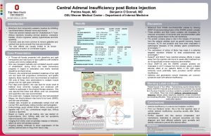 Central Adrenal Insufficiency post Botox Injection Pratima Nayak
