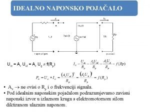 IDEALNO NAPONSKO POJAALO Uiz Av Uul Av Ug