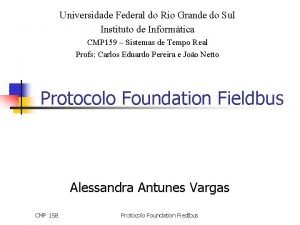 Universidade Federal do Rio Grande do Sul Instituto