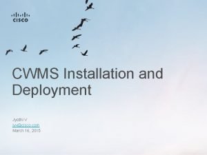 Cwms homepage