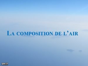Air composition