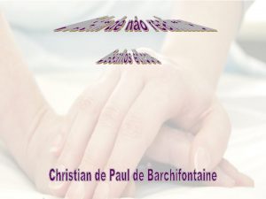 Christian de Paul de Barchifontaine Enfermeiro Mestre em