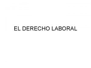 Fuentes del derecho laboral