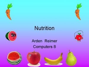 Nutrition Arden Reimer Computers 8 Carbohydrates Organic compound