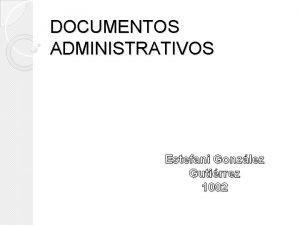 Certificado documento administrativo