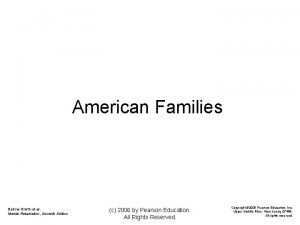 American Families BeirneSmith et al Mental Retardation Seventh