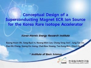 Conceptual Design of a Superconducting Magnet ECR Ion