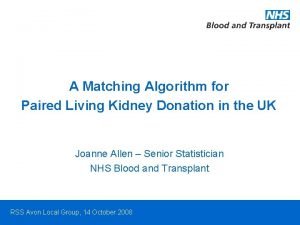 A Matching Algorithm for Paired Living Kidney Donation