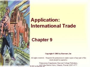 Consumer surplus with trade Consumer surplus with trade