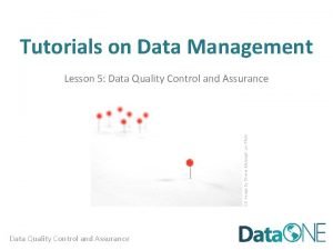 Quality control data management