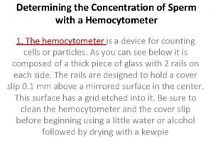 Hemocytometer