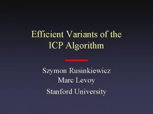Efficient variants of the icp algorithm