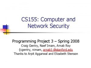 Cs155 stanford