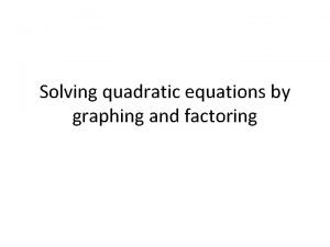 How to find roots of equation