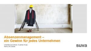 Absenzenmanagement ein Gewinn fr jedes Unternehmen Untertitel Arial