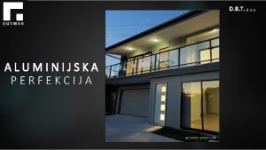 ALUMINIJSKA PERFEKCIJA Prozor S 70 tok 70 mm