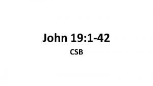 John 19 csb