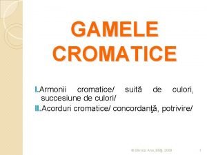 Gama cromatica desen