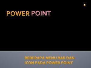 Office power point adalah *