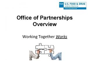 Working together works