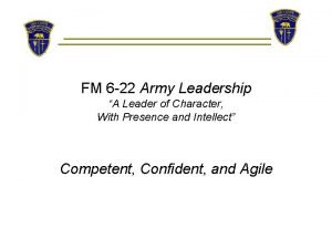 FM 6 22 Army Leadership A Leader of