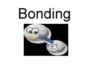 Bonding A chemical bond is a force that