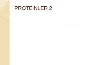 Proteinler kaça ayrılır