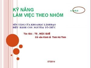 K NNG LM VIC THEO NHM NN TNG