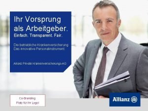 Ihr Vorsprung als Arbeitgeber Einfach Transparent Fair Die