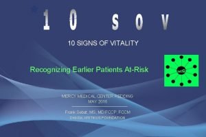 10 signs of vitality