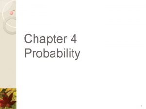 A given b probability