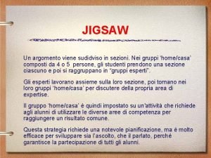 Esempi jigsaw