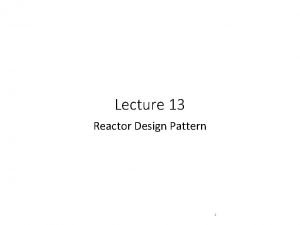Reactor pattern java