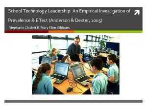 Technology leadership theory