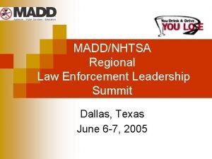 Madd dallas