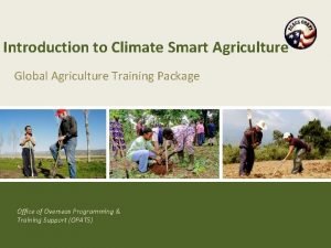 Introduction to smart agriculture