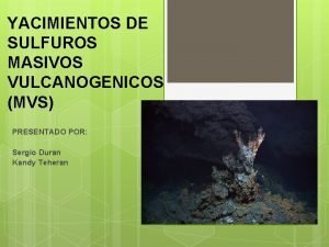 Yacimientos sedimentarios