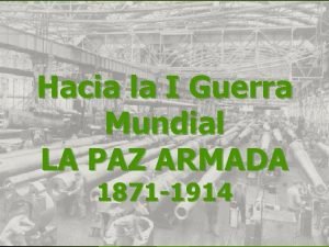 Q es la paz armada