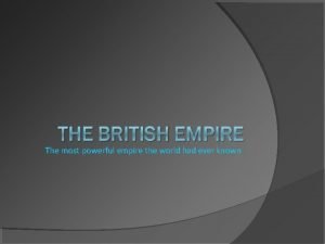 World powerful empire