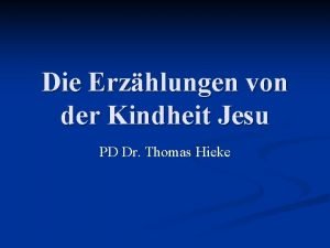 Thomas evangelium jesus kindheit
