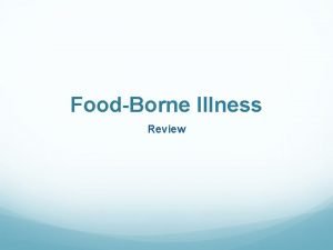 Fifo is a foodborne illness