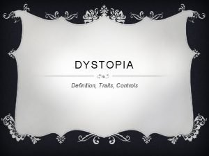 Dystopia definition